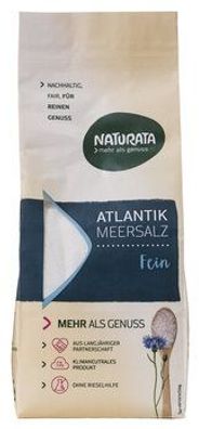 Naturata 6x Atlantik Meersalz, fein 500g