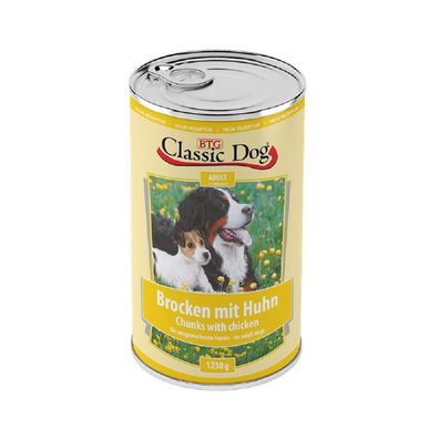 Classic Dog? Brocken mit Huhn - 12 x 1230g ? Nassfutter