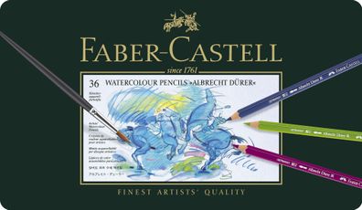 Faber-Castell 117536 Künstler-Aquarellstift Albrecht DÜRER®, 36 Farben sortiert