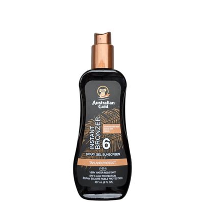 Australian Gold/SPF6 Instant Bronzer Spray Gel 237ml/Sonnenschutz/Sonnencreme