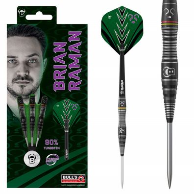 BULL'S Brian Raman Steel Dart 24g Gr. | Pro Dartpfeil Steel Dart Darts