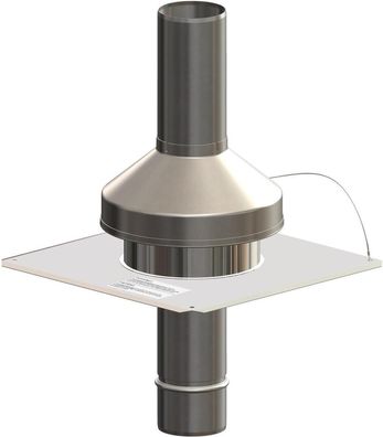 Atec Mündungsset PolyTop Edelstahl DN60 / DN80