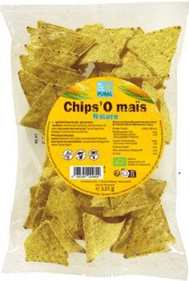 Pural 6x Chips'O maïs Natur 125g