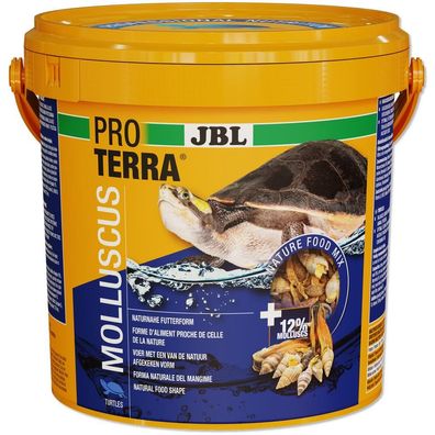 JBL Proterra Molluscus 2500 ml- ganze Schnecken, Gammarus und Fisch-Sticks für