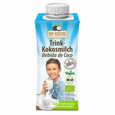 Dr. Goerg Dr. Goerg Premium Bio-Trinkkokosmilch 200ml 200ml