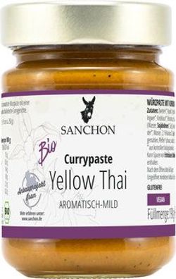 Sanchon 3x Currypaste Yellow Thai 190g