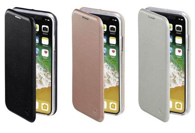 Hama Booklet Curve KlappTasche Hülle Case FlipCover für Apple iPhone X / Xs