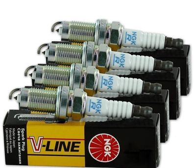 4x NGK Zündkerze V-LINE No.15 , ZGR5A BMW E30 E28 E34 E24 E23 E32 Z1