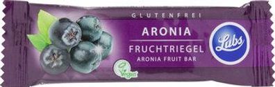 Lubs 6x Aronia Fruchtriegel, Bio, glutenfrei, vegan 30g