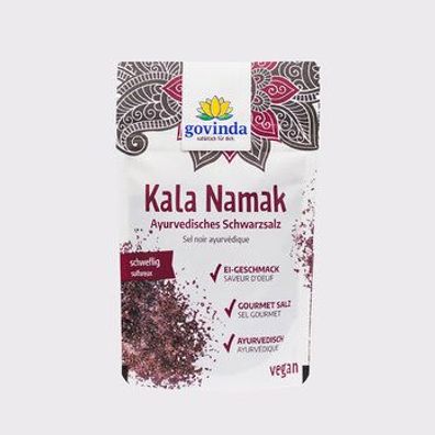 Govinda 6x Kala Namak (Schwarzsalz) 150g