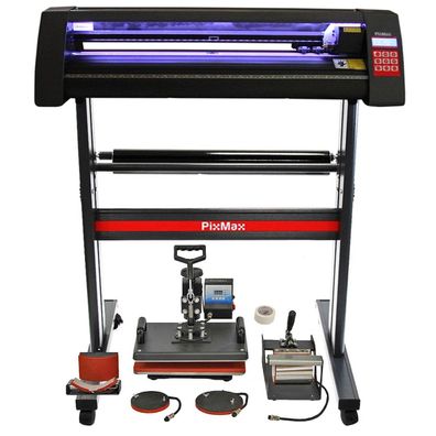 Vinyl Schneideplotter LED Plotter 5 in 1 Transferpresse Hitzepresse Software