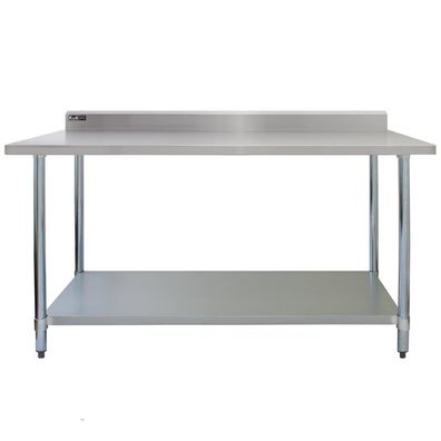 KuKoo Gastro Catering Edelstahl Arbeitstisch Küchentisch Zubereitungstisch 150cm