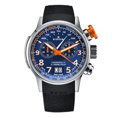 Edox - 38001 TINOCA BUO3 - Armbanduhr - Herren - Chronograph - Chronorally