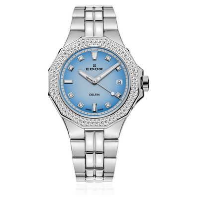 Edox - 53020 3D120M BUCND - Armbanduhr - Damen - Quarz - Delfin Lady