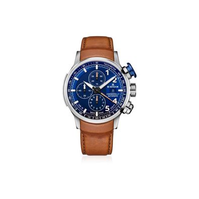 Edox - 01129 TBUCBR BUBR - Armbanduhr - Herren - Chronograph - Chronorally