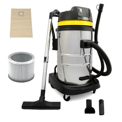 50 Liter 1400W Gewerbesauger Industriesauger Staubsauger Sauger 50.5cm B x 45cm T x