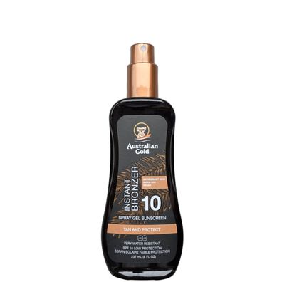 Australian Gold/SPF10 Instant Bronzer Spray Gel 237ml/Sonnenschutz/Sonnencreme