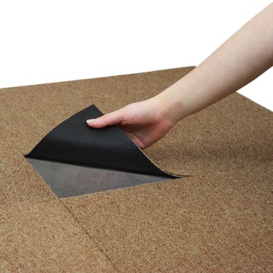 MonsterShop 40 Stück Teppichfliesen Bodenfliesen Teppich 50 x 50 cm für 10 m²