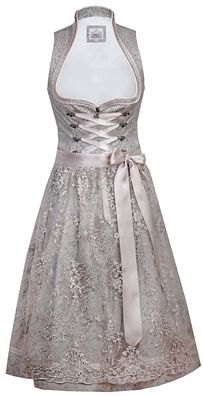 Dirndl Aurelia 65er Länge champagner/taupe