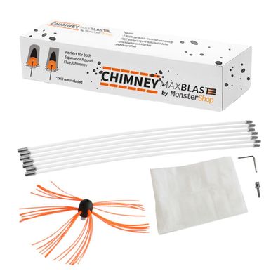 Bohrer Schornsteinbesen Schornsteinbürste Kaminbesen Schornsteinfeger Kaminkehrer