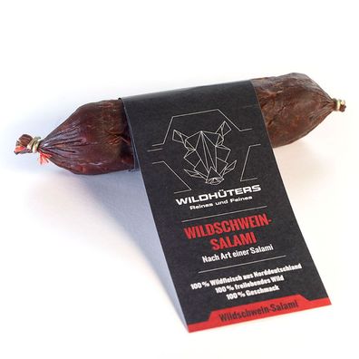 Wildhüters Wildschwein-Salami, im Stück