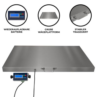 Veterinärwaage Tierwaage 300kg Hundewaage Katze Digital Plattformwaage Haustier