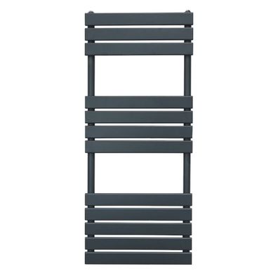 Flachheizkörper Handtuchheizkörper 1200 x 450mm Handtuchwärmer Bad Anthrazitgrau