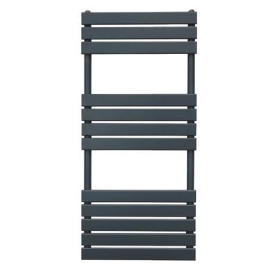 Flachheizkörper Handtuchheizkörper 1200 x 500mm Handtuchwärmer Bad Anthrazitgrau