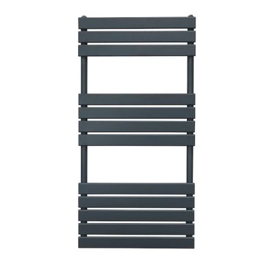 Flachheizkörper Handtuchheizkörper 1200 x 600mm Handtuchwärmer Bad Anthrazitgrau