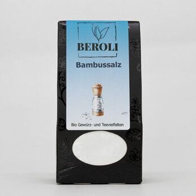 Bio Beroli 3x Gourmetsalz Bambussalz Beroli 80g