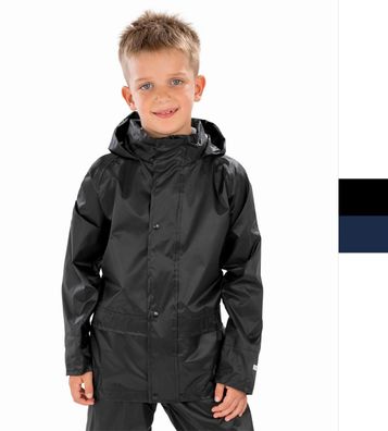 Result Kinder Regenjacke wasserdicht versiegelte Nähte PVC StormDri R227J NEU