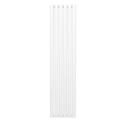 Röhrenheizkörper Oval Zentralheizung Modern Vertikal Weiß 1600 x 360mm