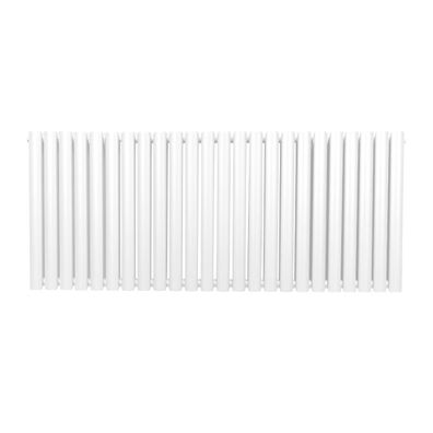 Röhrenheizkörper Oval Zentralheizung Modern Horizontal Weiß 600 x 1440mm