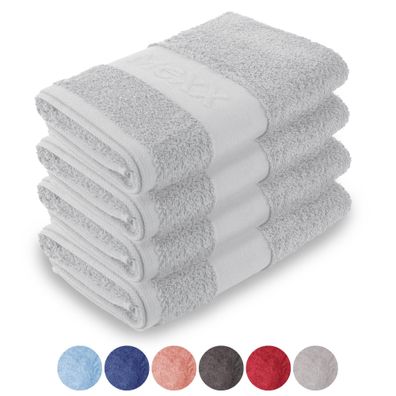 MEXX Handtuch 50x100cm Duschtuch Saunatuch ÖKO-TEX Baumwolle 1-4er Pack Frottee