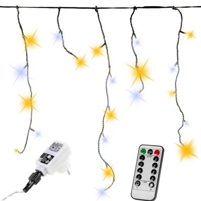 Voltronic® Lichterkette 600 LED Beleuchtung Außen 15m Warmweiß Kaltweiß Strom