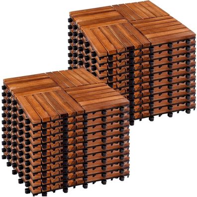 Stilista® Holzfliesen, FSC®-zertifiziertes Akazienholz, 30 x 30 cm