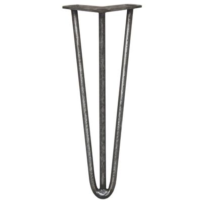 4 x 35.5cm Hairpin Leg Tischbeine Haarnadelbeine Stuhlbein Möbelfüße Kufen Stahl