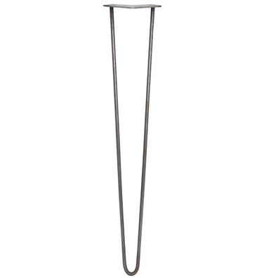 4 x 71cm 2 Streben Hairpin Legs Tischbeine Möbelbeine Stuhlbeine 10mm D Rohstahl