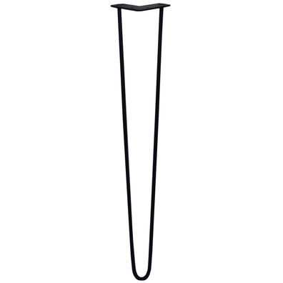 4 x 71cm Hairpin Legs Tischbeine Haarnadelbeine Stuhlbein Möbelfüße Kufen Stahl