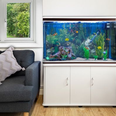 300 Liter Heimaquarium Aquarium mit Unterschrank 143.5cm H x 120.5cm B x 39cm T