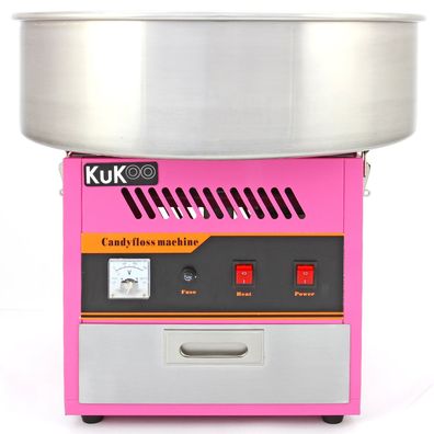 KuKoo Retro Rosa Zuckerwattemaschine Zuckerwattegerät Zuckerwatte-Maschine