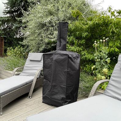 Outdoor Pizzaofen Ofen Allwetter Abdeckung Regenschutz 165,5cm x 103,5cm Schwarz