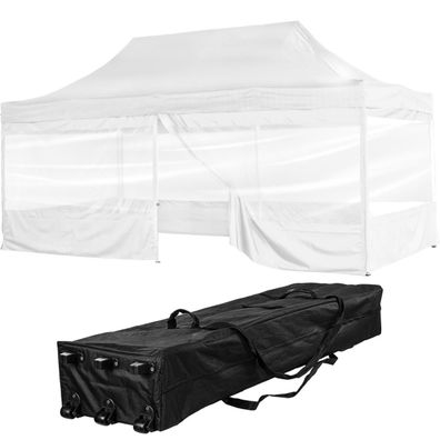 Instent® Pavillon Faltpavillon 3x6m ALU Wasserdicht PRO Garten Partyzelt faltbar