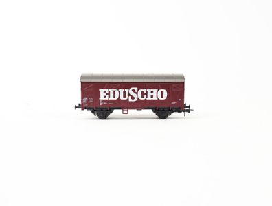 Roco H0 48057 gedeckter Güterwagen Tonendach "Eduscho " 140 0 363-4 DB / NEM