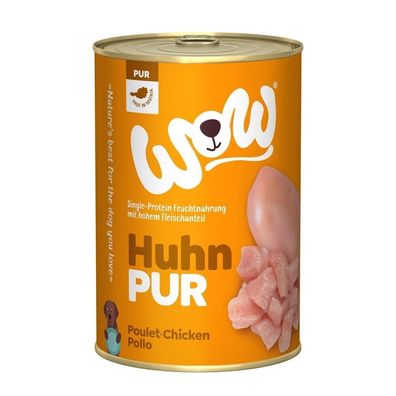 WOW Dog Huhn Pur 12 x 400g (10,40€/kg)