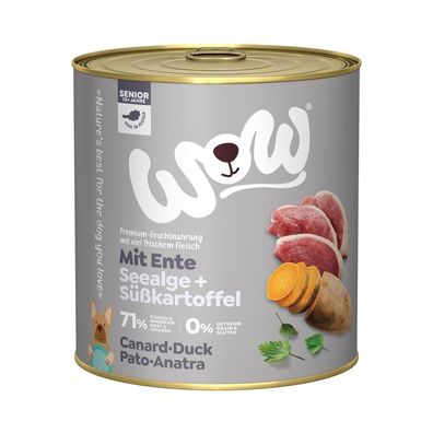 WOW Dog Senior Ente 12 x 800g (7,28€/kg)