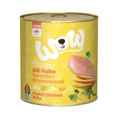 WOW Dog Junior Huhn 12 x 800g (7,28€/kg)