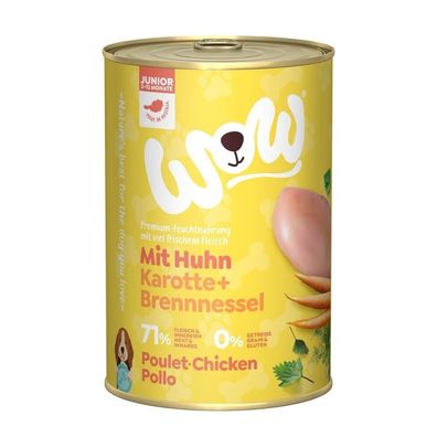 WOW Dog Junior Huhn 12 x 400g (9,56€/kg)