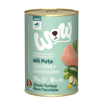 WOW Dog Pute 12 x 400g (9,56€/kg)