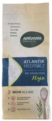 Naturata Atlantik Meersalz, mit jodhaltigen Bio Algen 500g